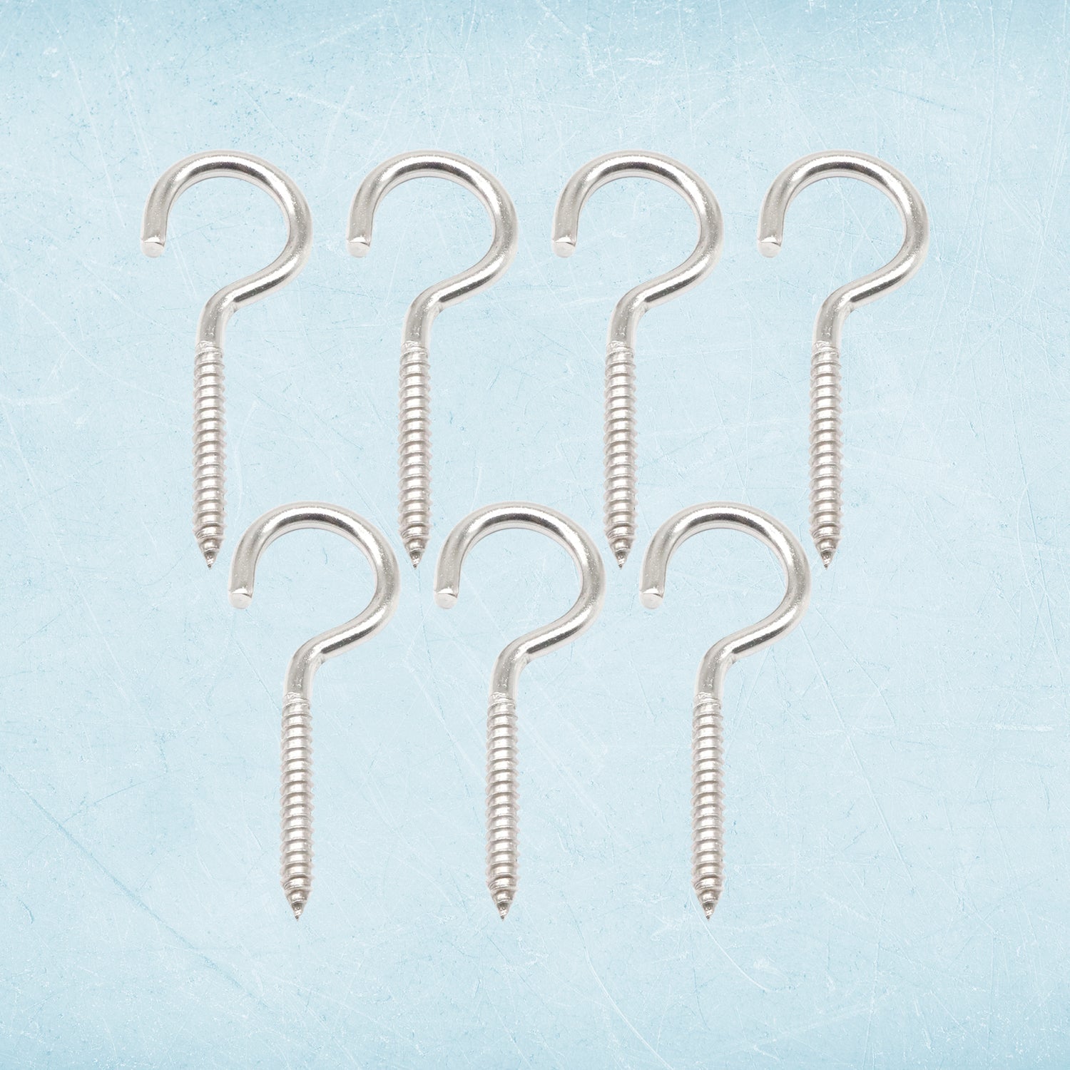 Eye Hooks Screw in Heavy Duty, Stainless Steel Eye Bolts Screw (7 Pc Set)