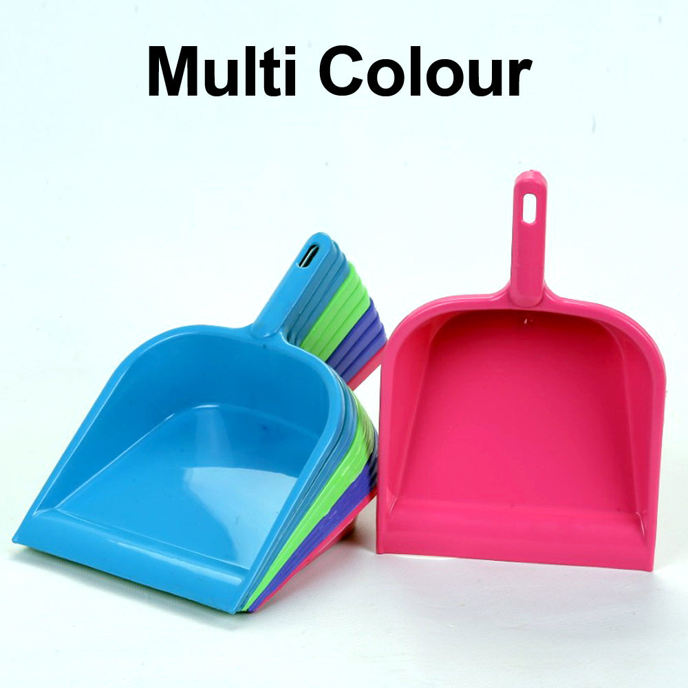 Durable Lightweight Multi Surface Plastic Dustpan with Handle, Supdi