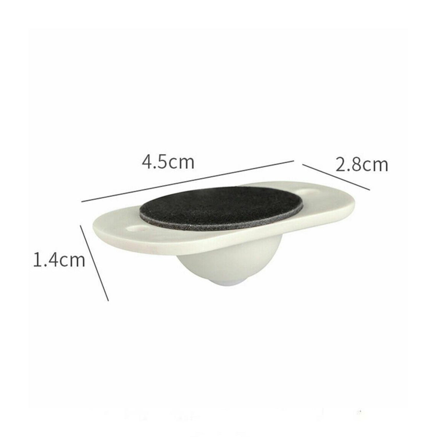 Self Adhesive Mini Swivel Casters Wheels (4Pc)