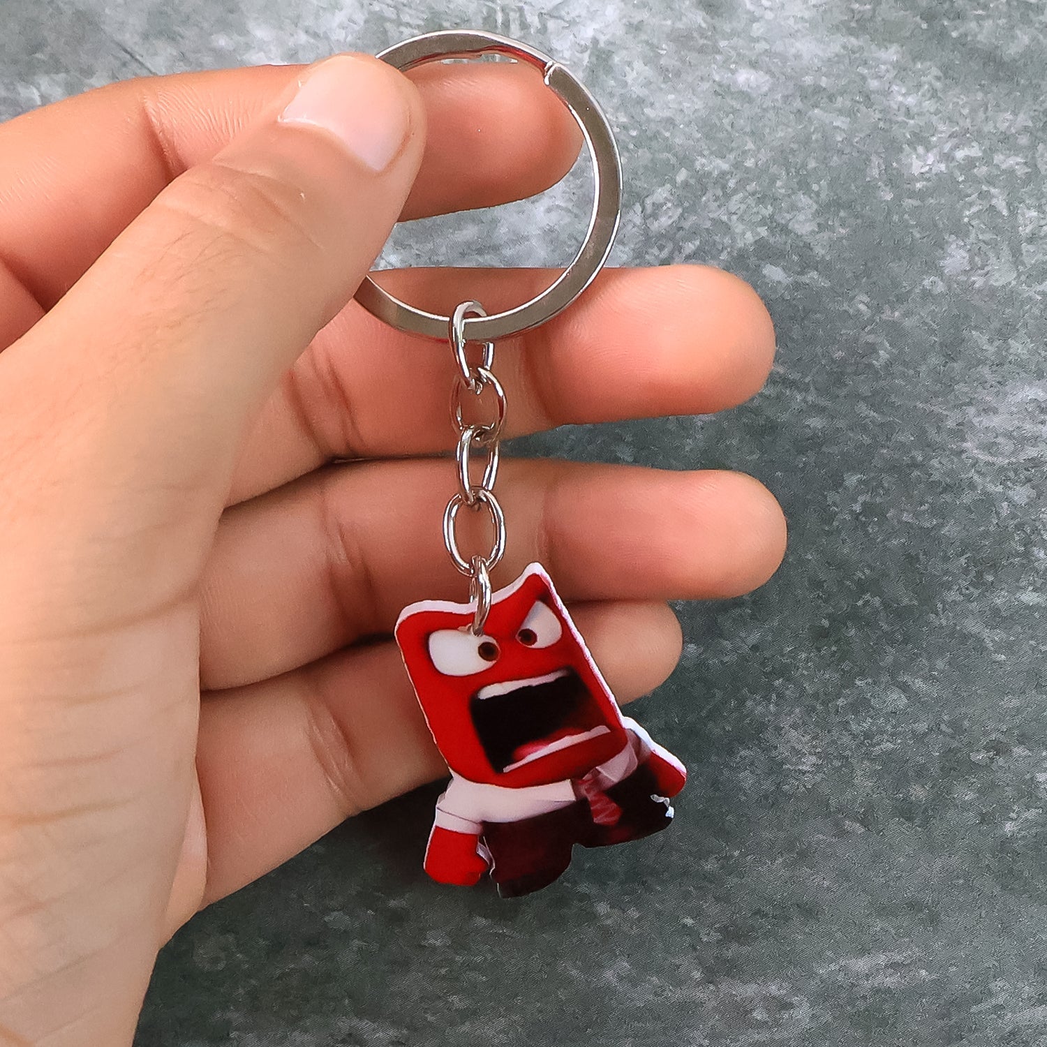Animated Character Acrylic Keychain (1 Pc)