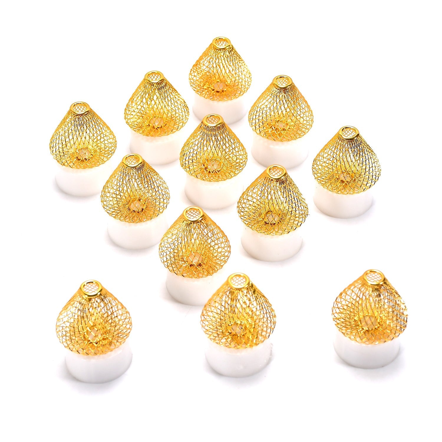 12Pcs Flameless LED Tea Light Candles for Home & Event Decor, Diwali