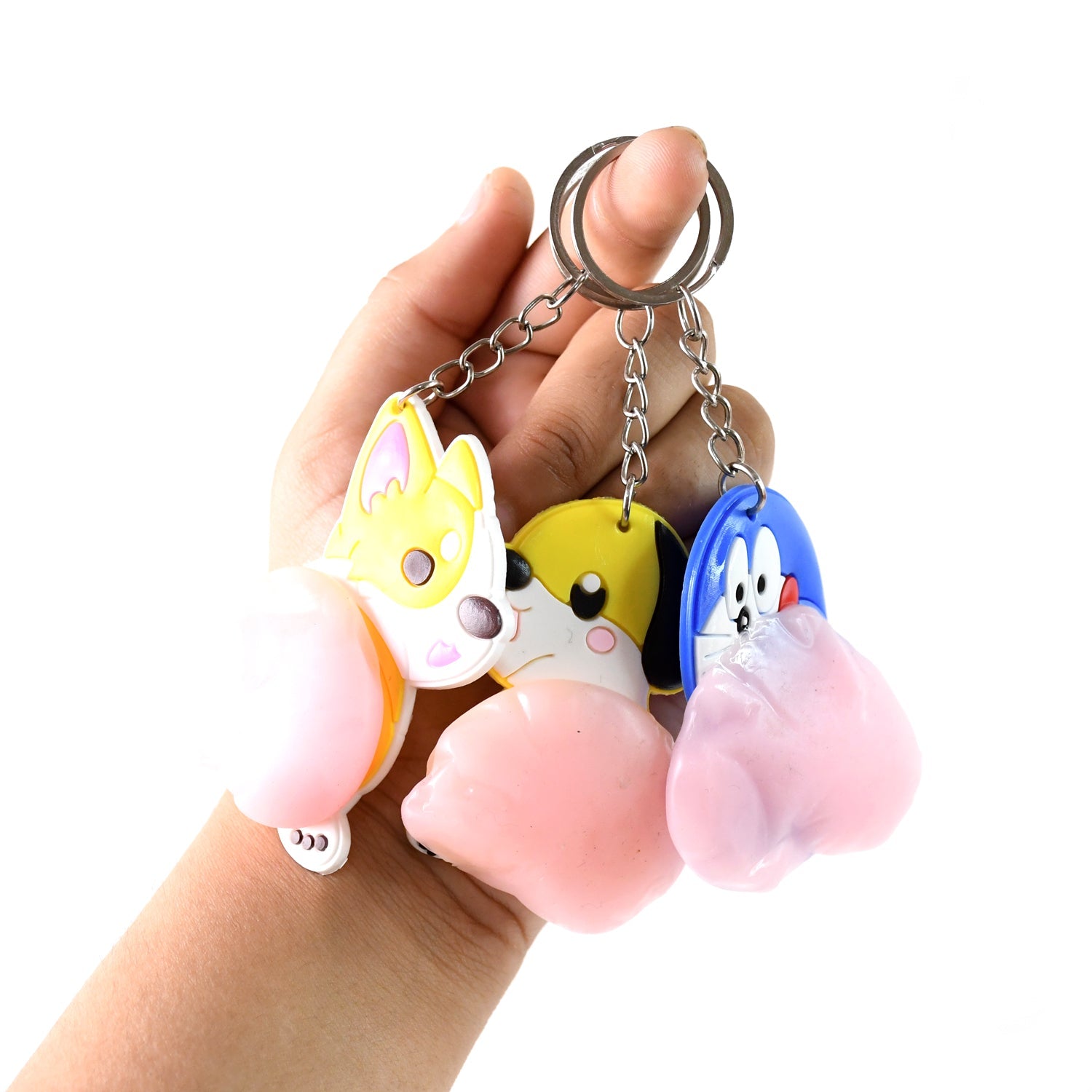 Cartoon Animal Keychain (1 Pc / Mix Design)