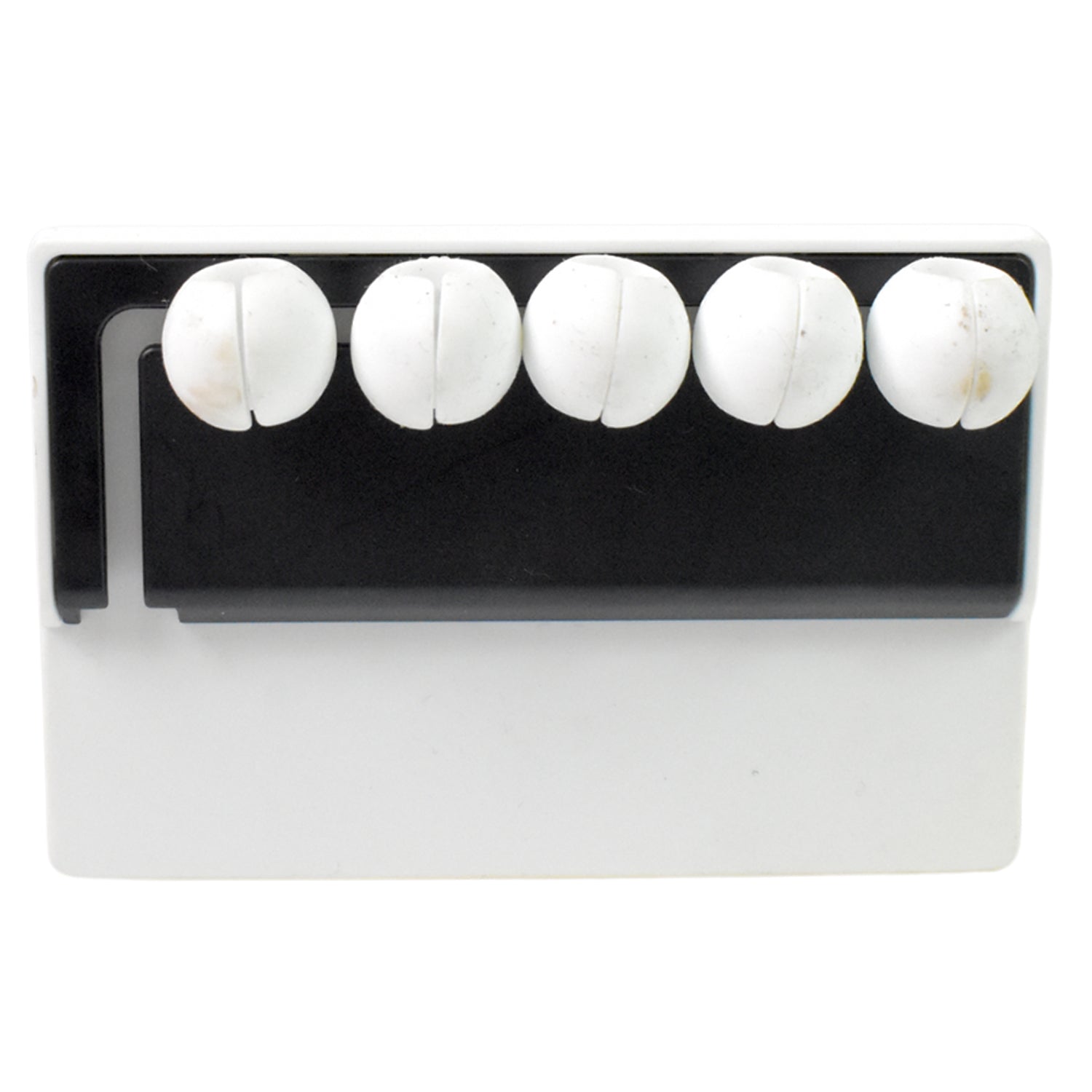 5 Slots Adhesive Desk Cable Cord Holder for Charging Cable (1 Pc / Mix Color)