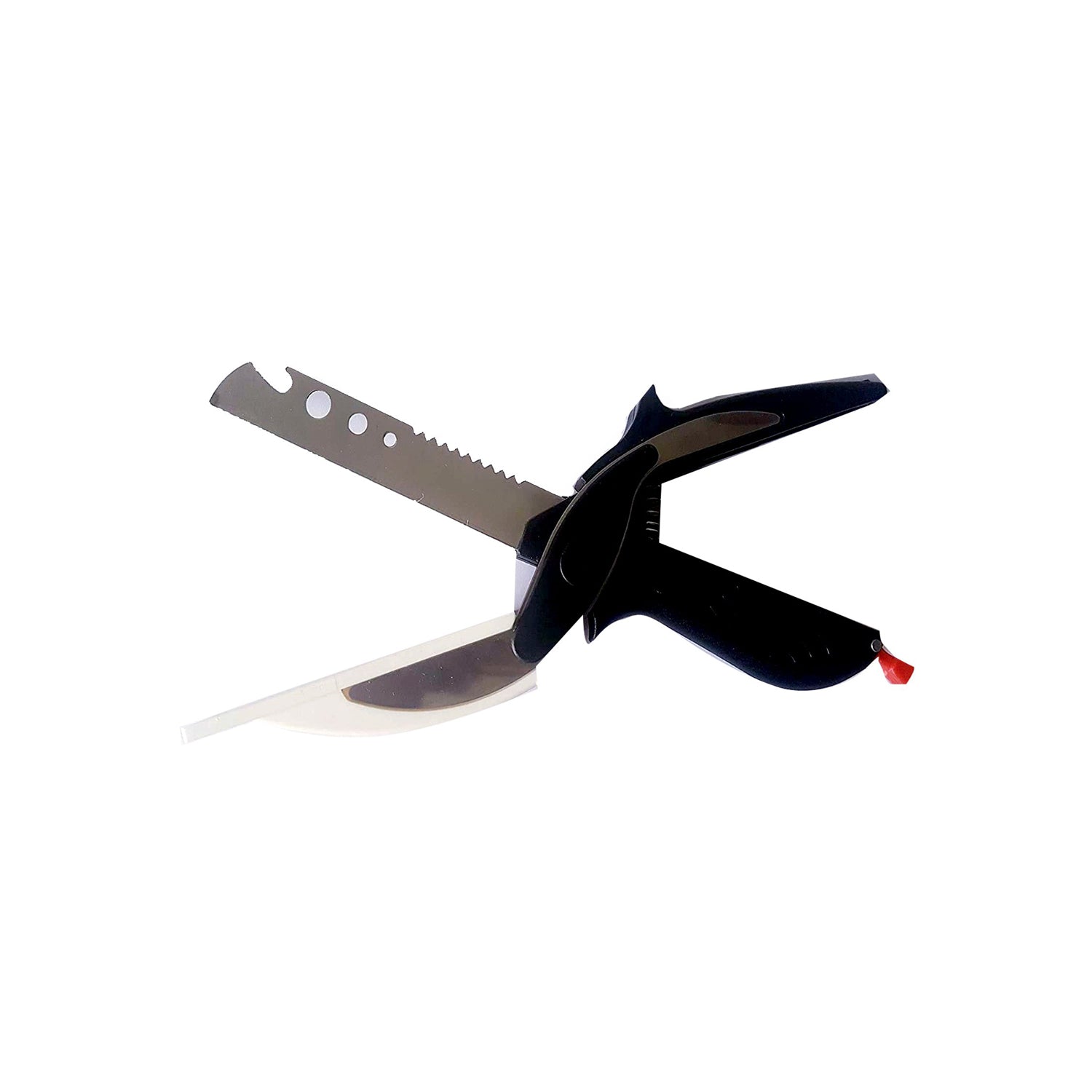 Stainless Steel 4 in 1 Clever Cutter, Black