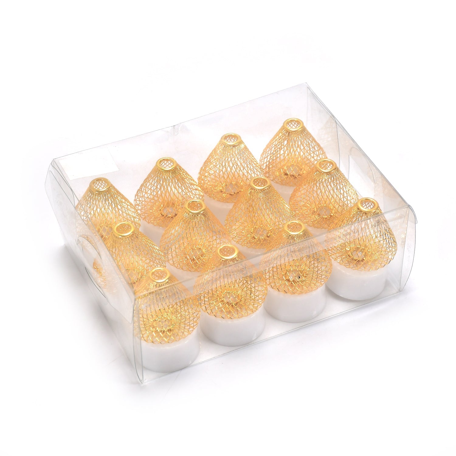 12Pcs Flameless LED Tea Light Candles for Home & Event Decor, Diwali