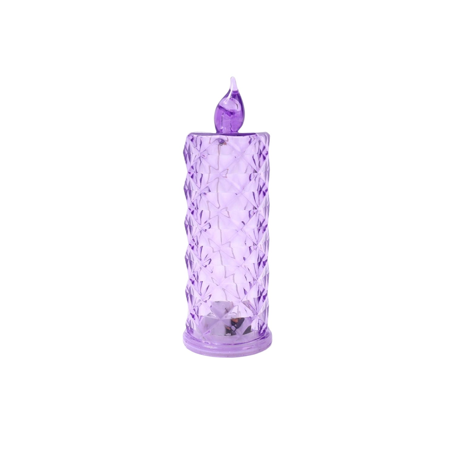 Candles for Home Decoration, Crystal Candlelight, Diwali (1 Pc / Multicolor)