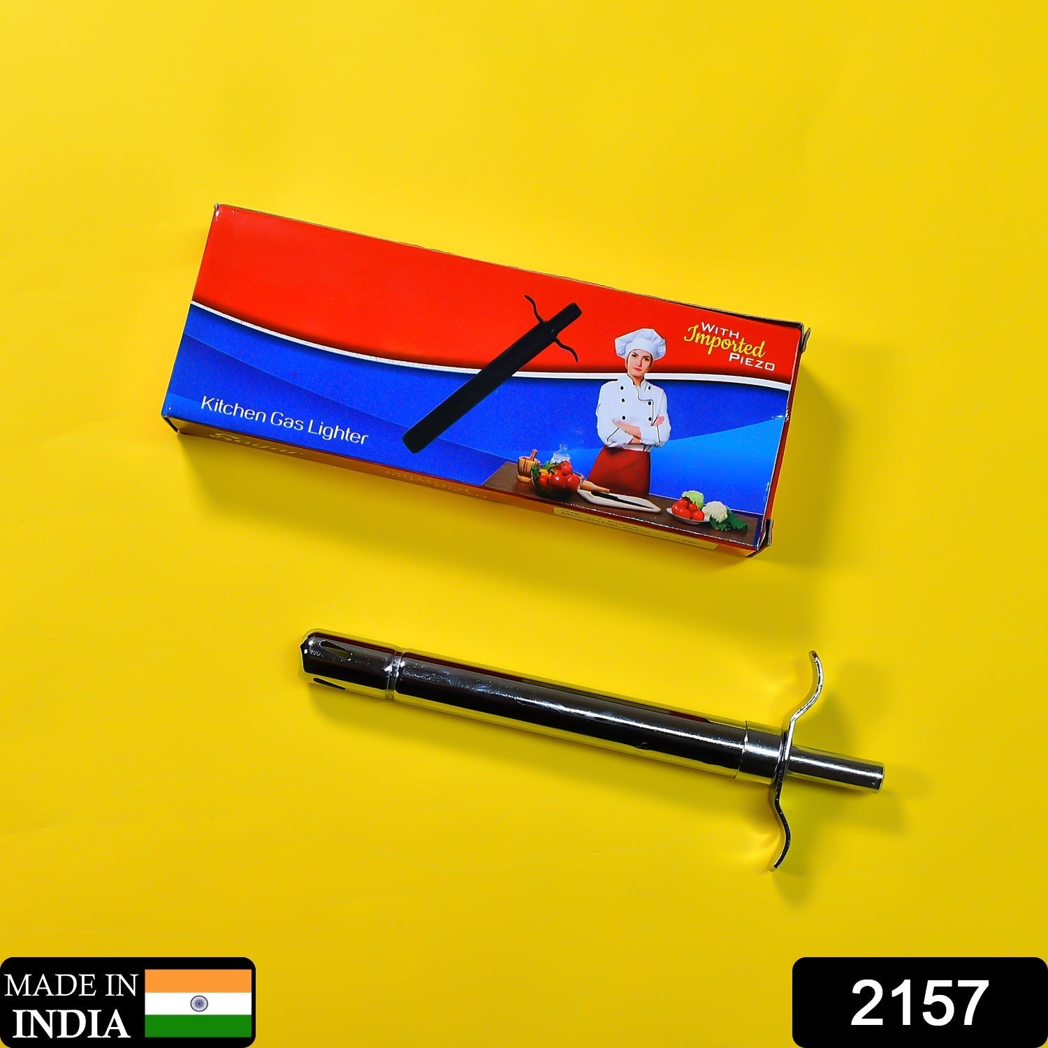 Stainless Steel Electronic Gas Lighter for lighting Gas Stove