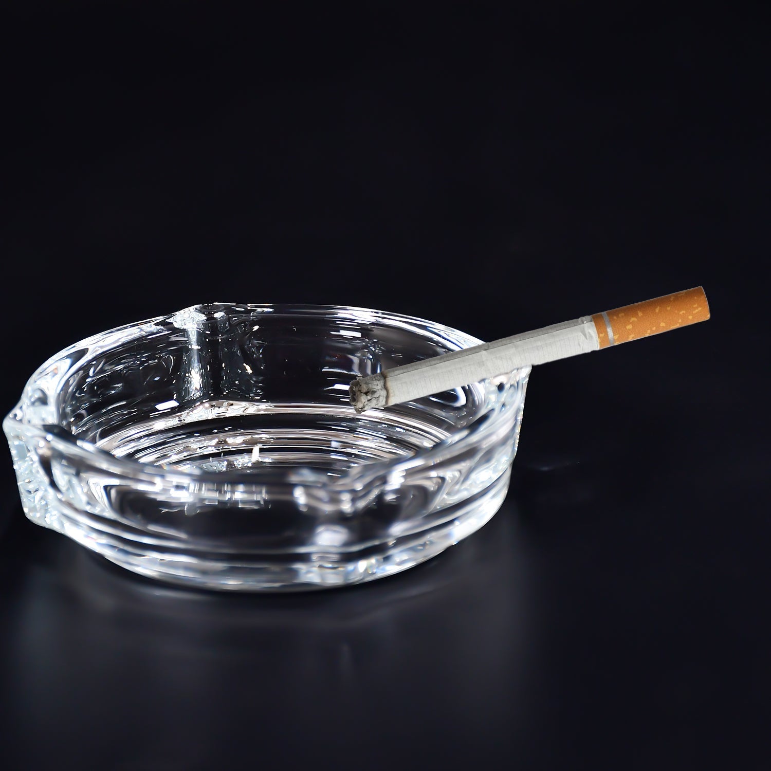 Brunswick Crystal Glass Ashtray for Home & Office