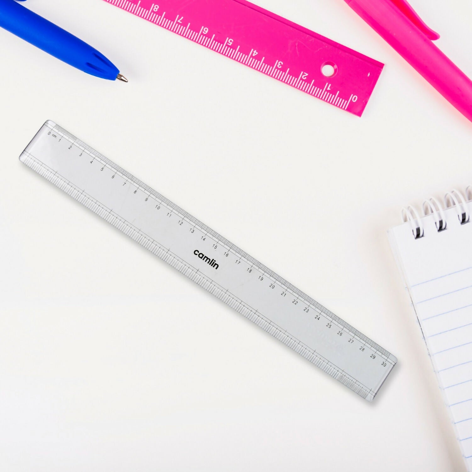 Camlin 30 cm Transparent Plastic Scale Ruler (1 Pc)
