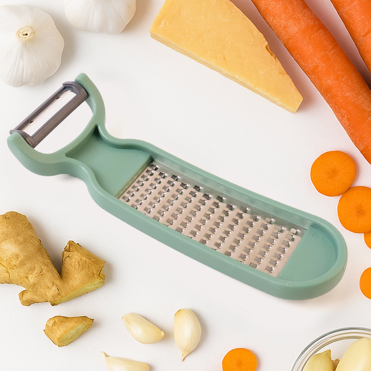 Apex 2-in-1 Vegetable Grater & Peeler Combo Tool