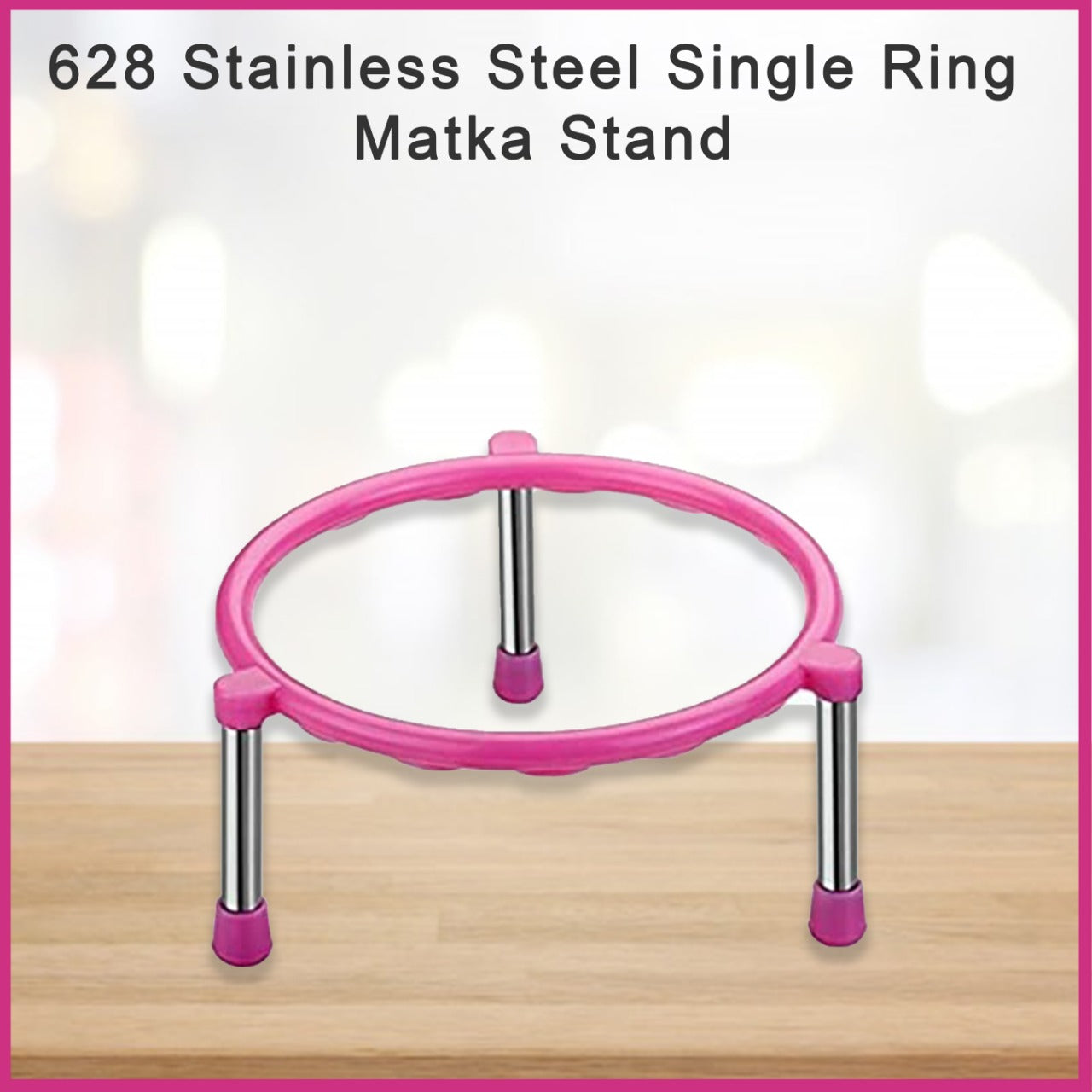 Stainless Steel Single Ring Matka Stand