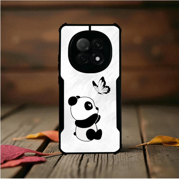 Panda and Butterfly Mobile Cover For OPPO F29 Pro