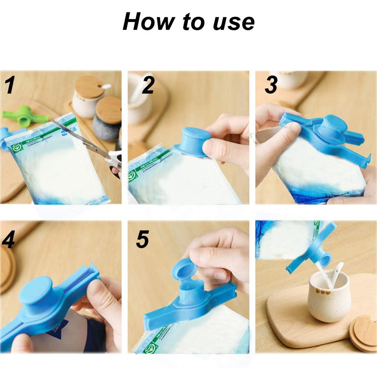 Food Bag Clip Seal Pour Storage Food Sealing Clip