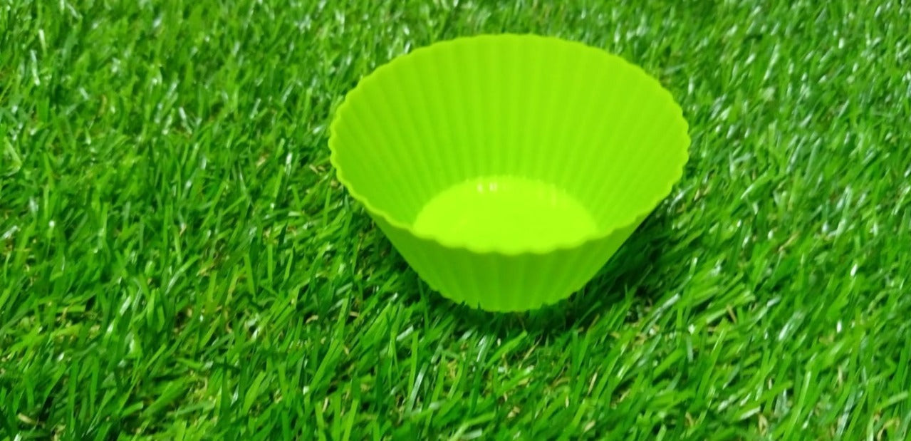 Silicone cupcake Shaped Baking Mold Fondant Cake Tool Chocolate Candy Cookies Pastry Soap Moulds, Diwali (6 pc)