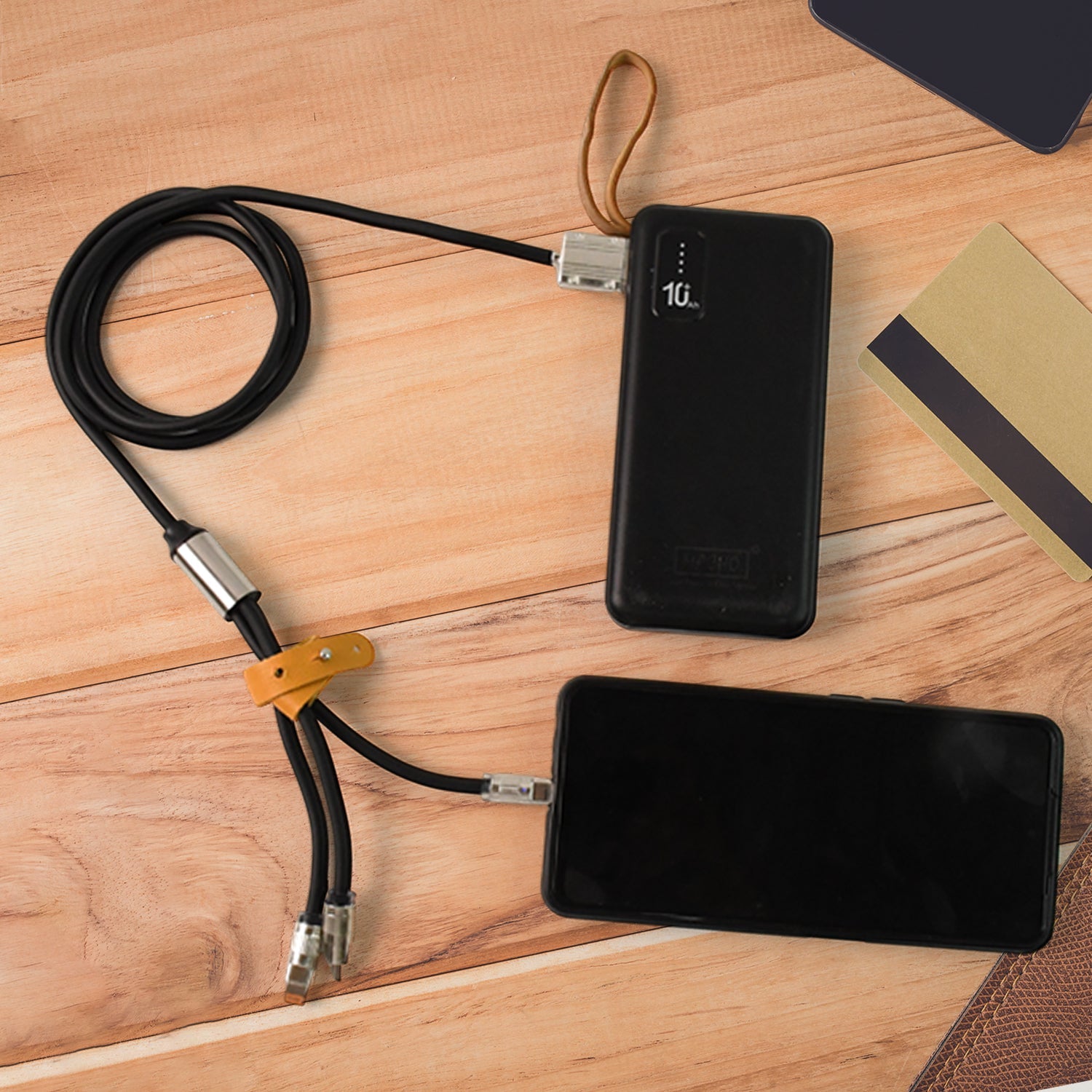 3 in 1 Multi Super Fast Charging Cable (1 Pc / 2 Mtr.)