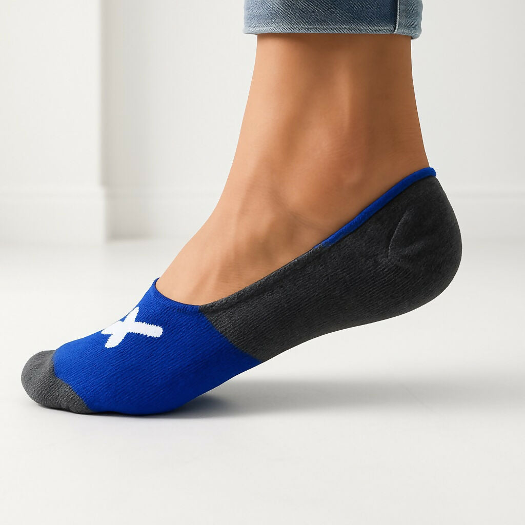 12 Pair No Show Invisible Low Cut Sports Socks for Men & Women – Casual Comfort Fit with Fun Sport Design