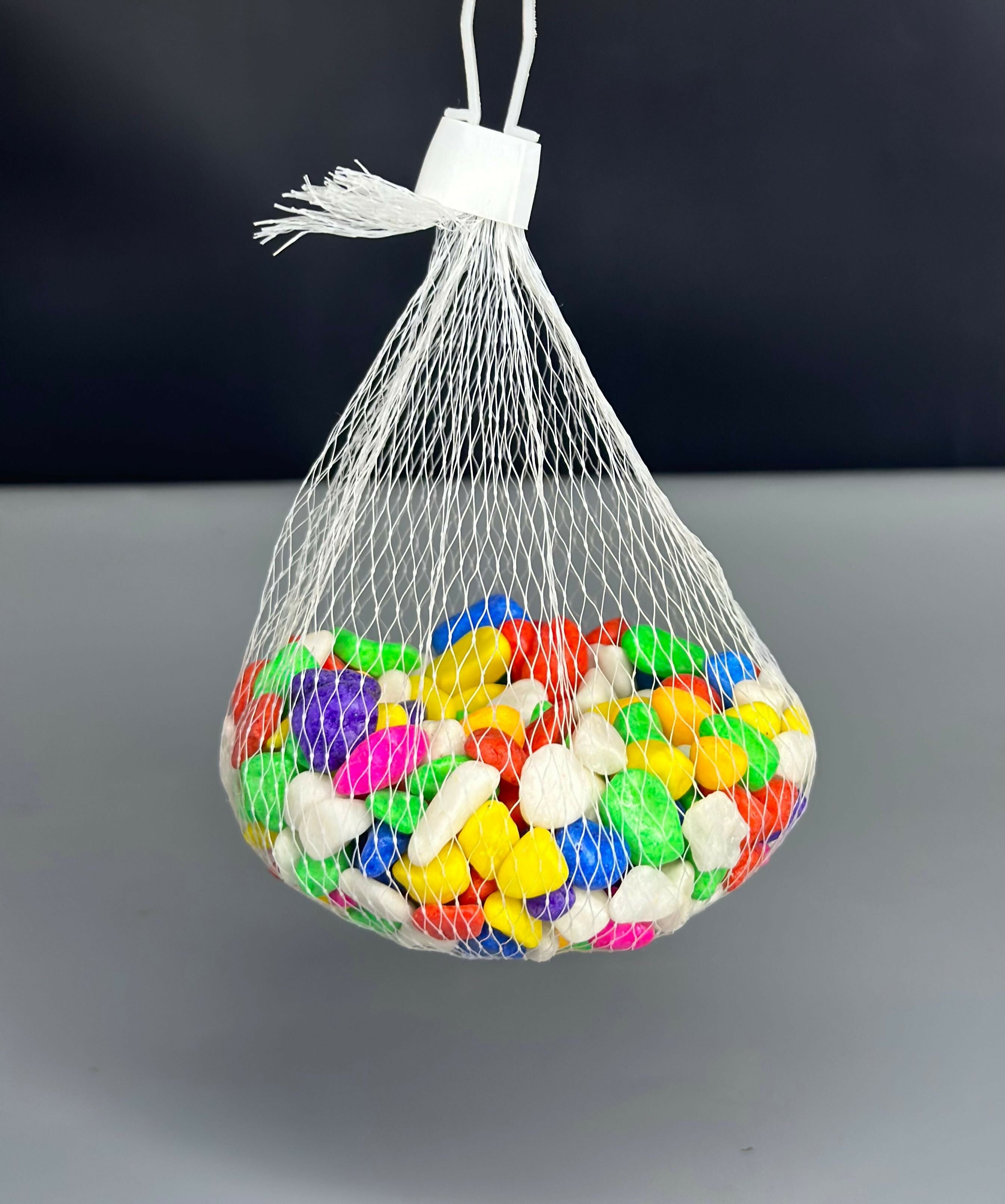 Vibrant Decorative Polished Pebbles – Assorted Colors (Bagged Pack Stones)