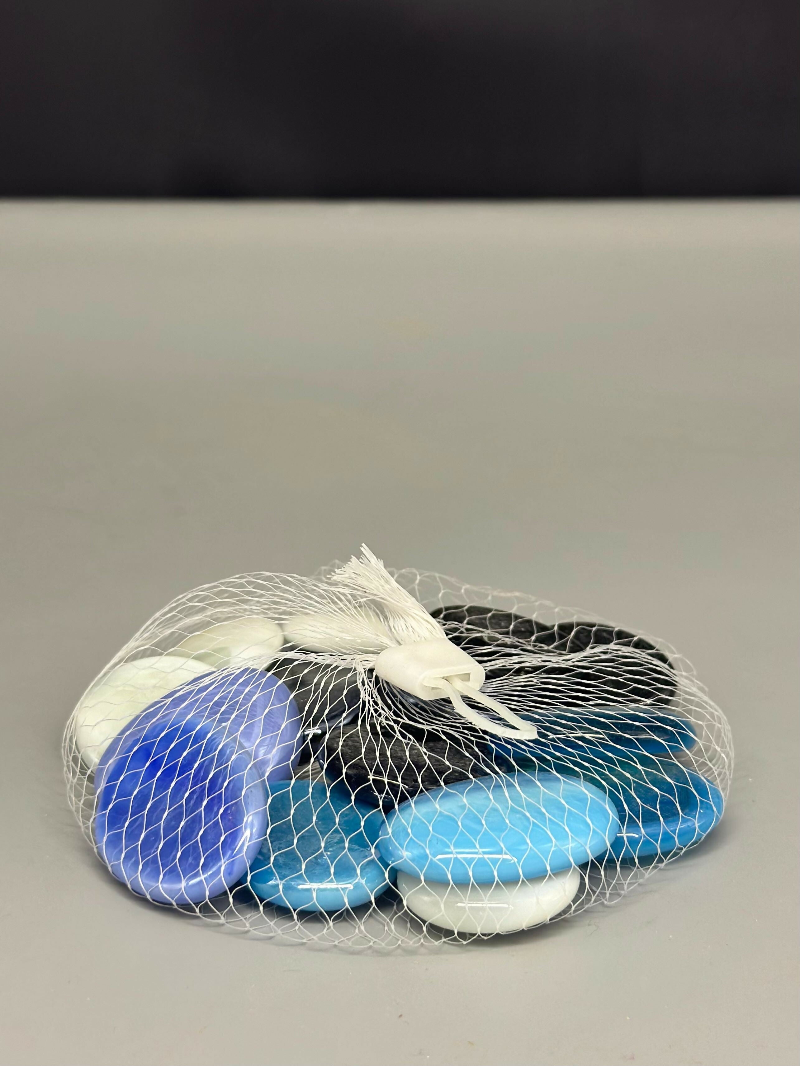 Ocean Aura Glass Pebble Set