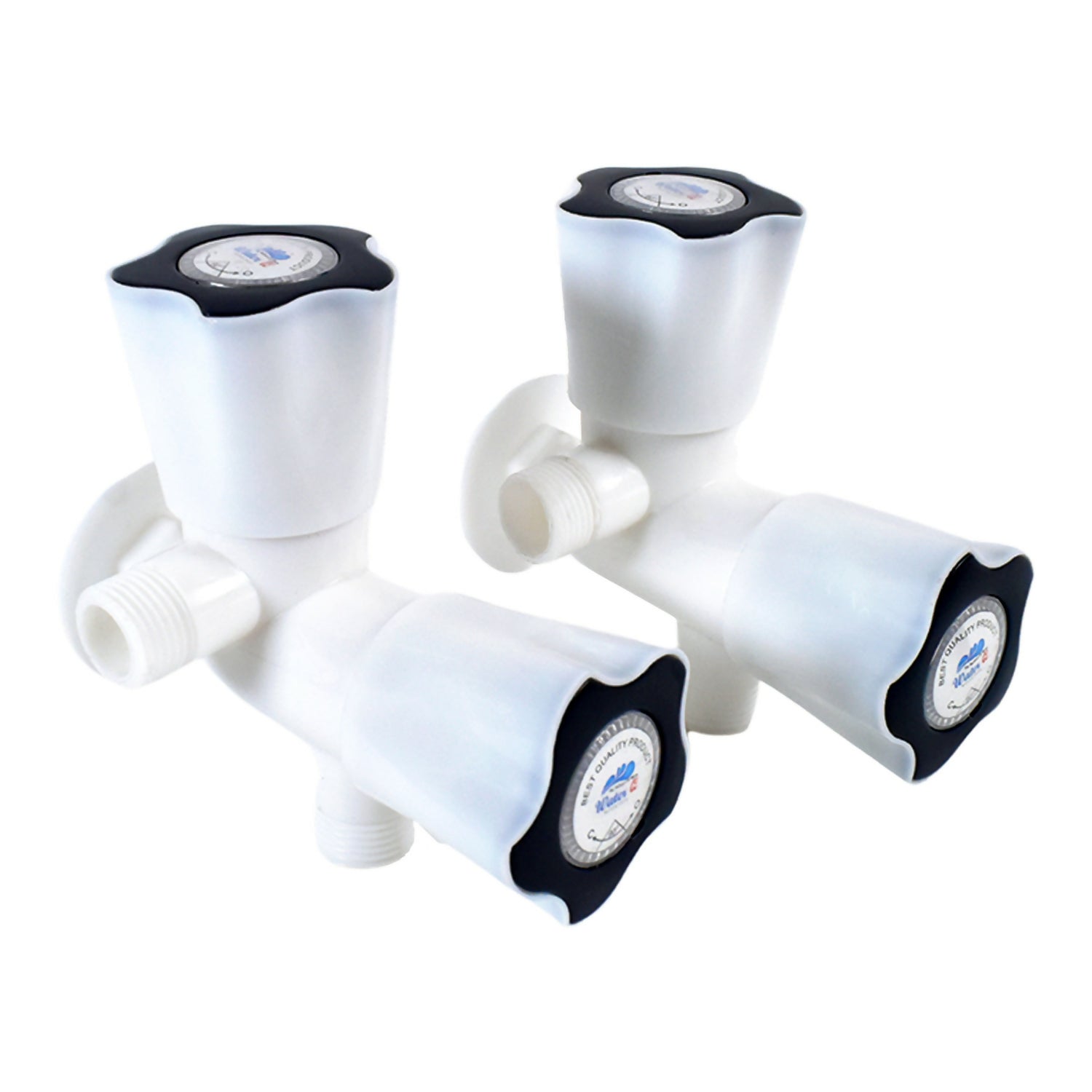 2-in-1 Plastic Bib Cock Water Tap Set