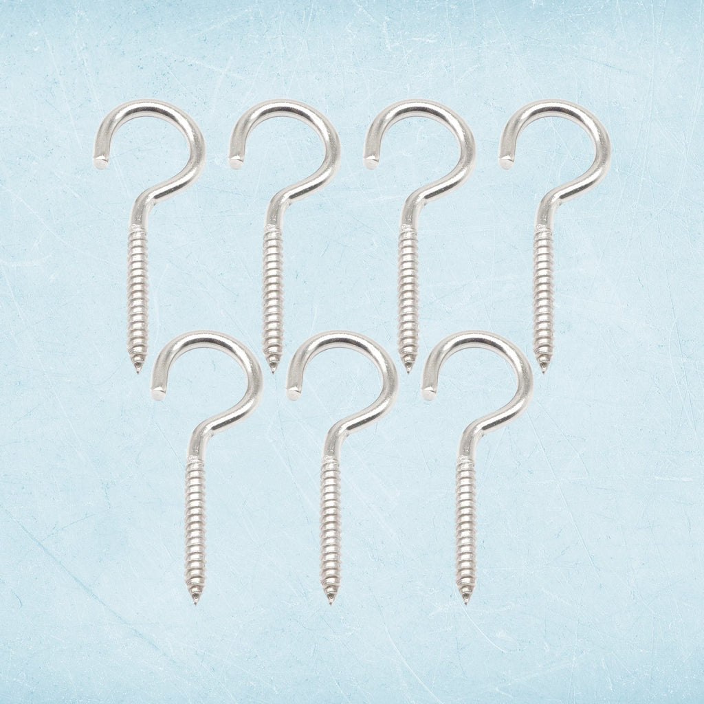Eye Hooks Screw in Heavy Duty, Stainless Steel Eye Bolts Screw (7 Pc Set)