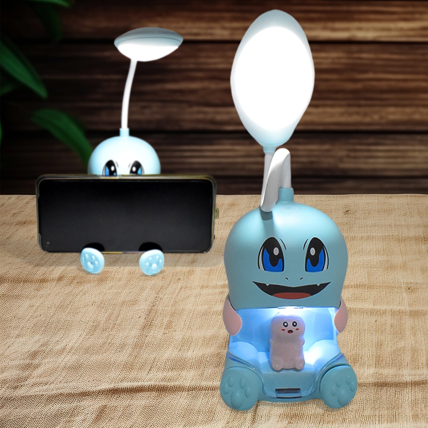 Cartoon LED Desk Light, LED Lamps Button Control (1 Pc / Mix Color)