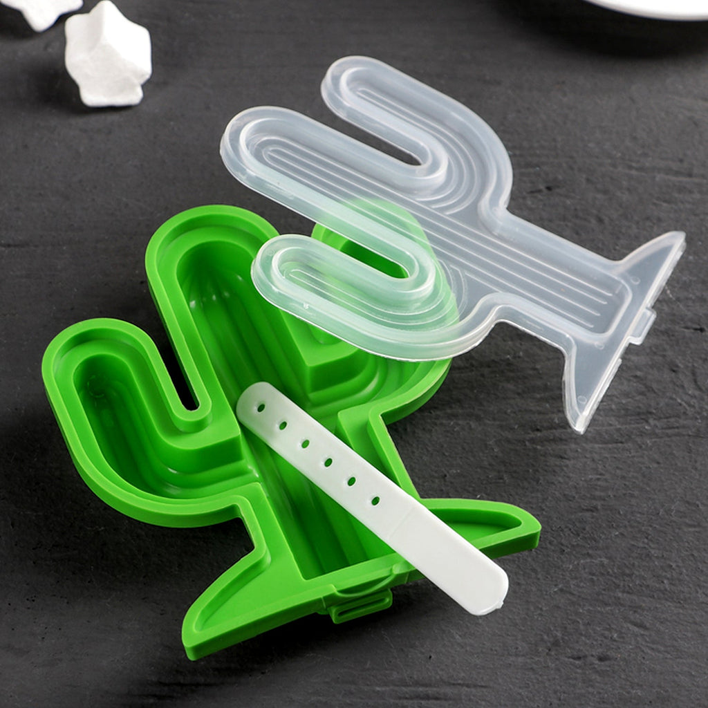 Cactus Shape sicle Molds - Durable Silicone Ice Cream Mould, DIY Ice  Kitchen Tool