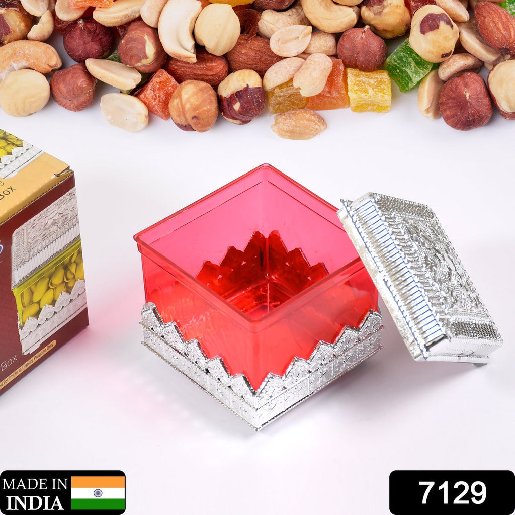 Ruby Dry fruit Storage Container - Attractive Design Box for Home & Kitchen