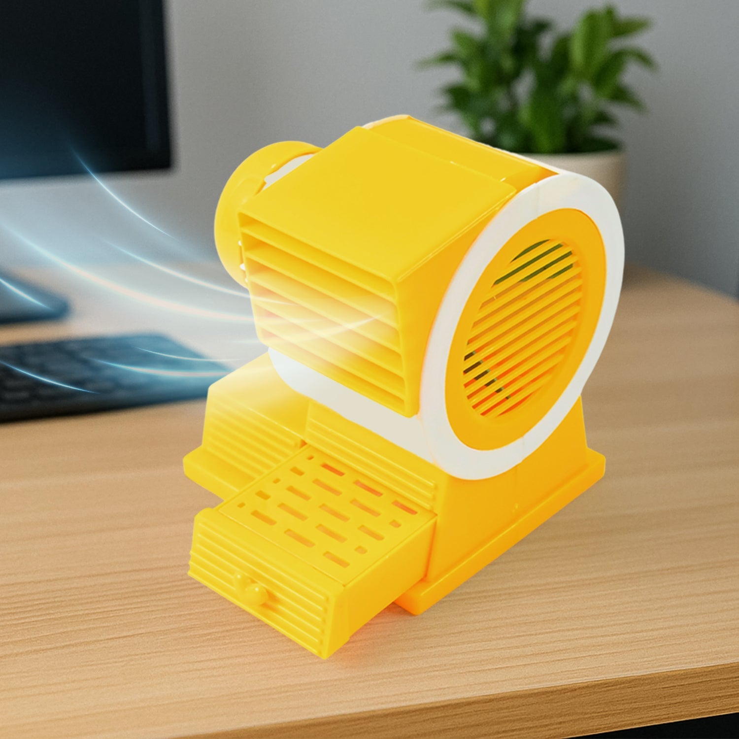 Mini Dual-Blade Portable USB Table Fan