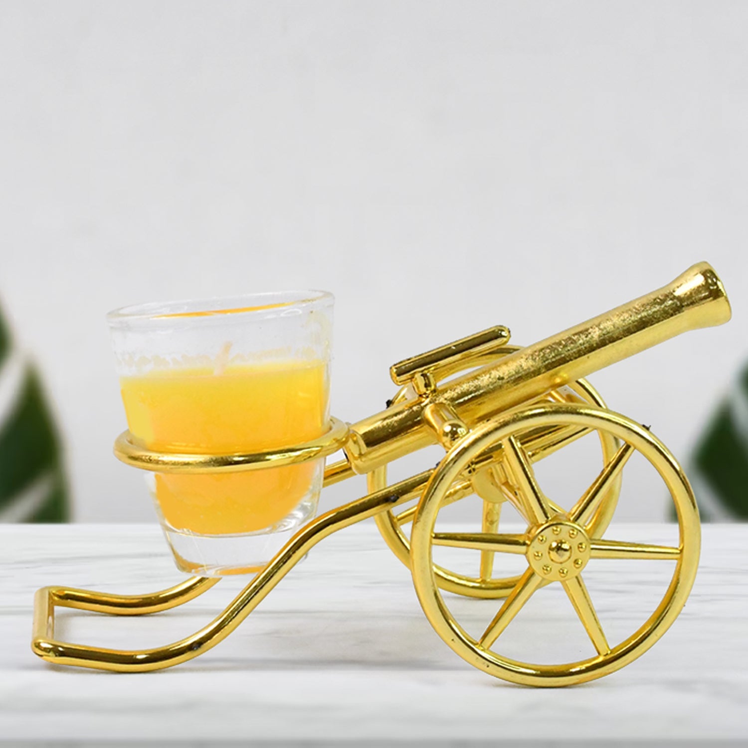 Top Cannon Tealight Holder / Candle Holder, Diwali (1 Pc)
