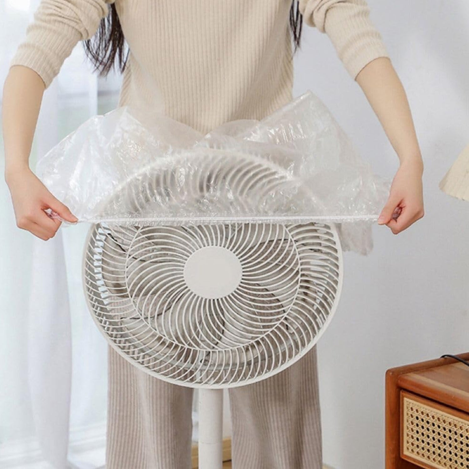 Home Thick Disposable Dust Proof Plastic Furniture Covers (1 Pc / Small)