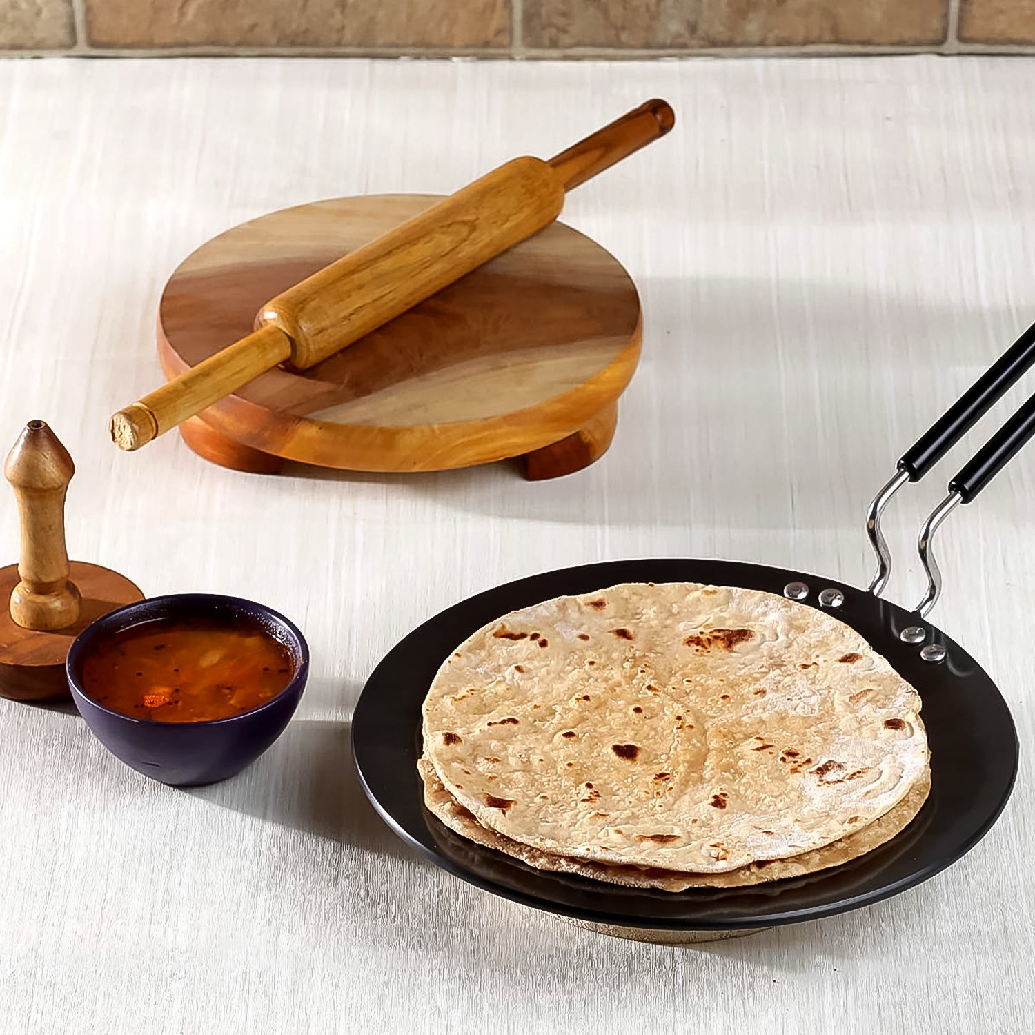 Multi Purpose Aluminium Rays Roti Tawa (10 Inch / 3 MM / 1-Year warranty,  ISI Number :- 2347, BIS Number :- CM/L -7600164310