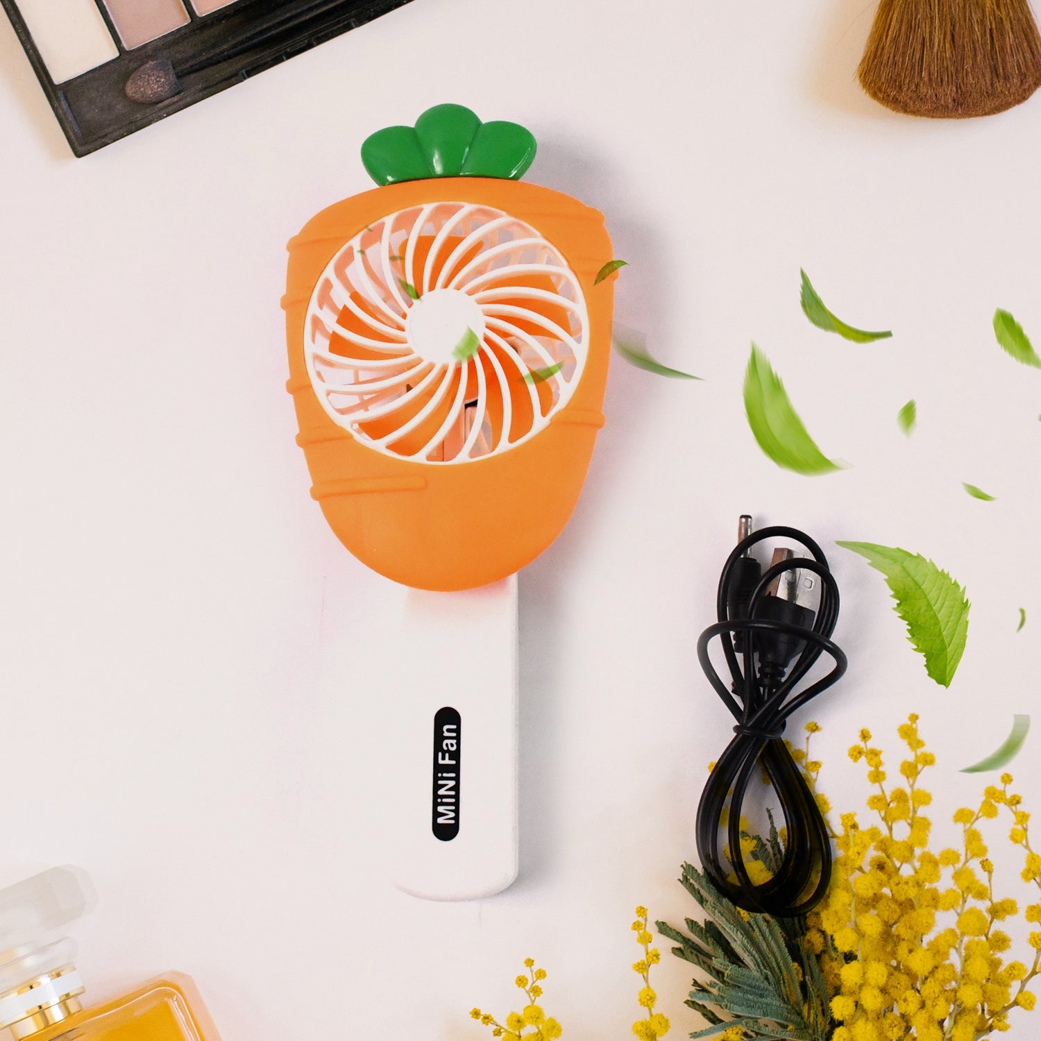 Rechargeable Handheld Mini Fan (Battery Not Included / Mix Colour)