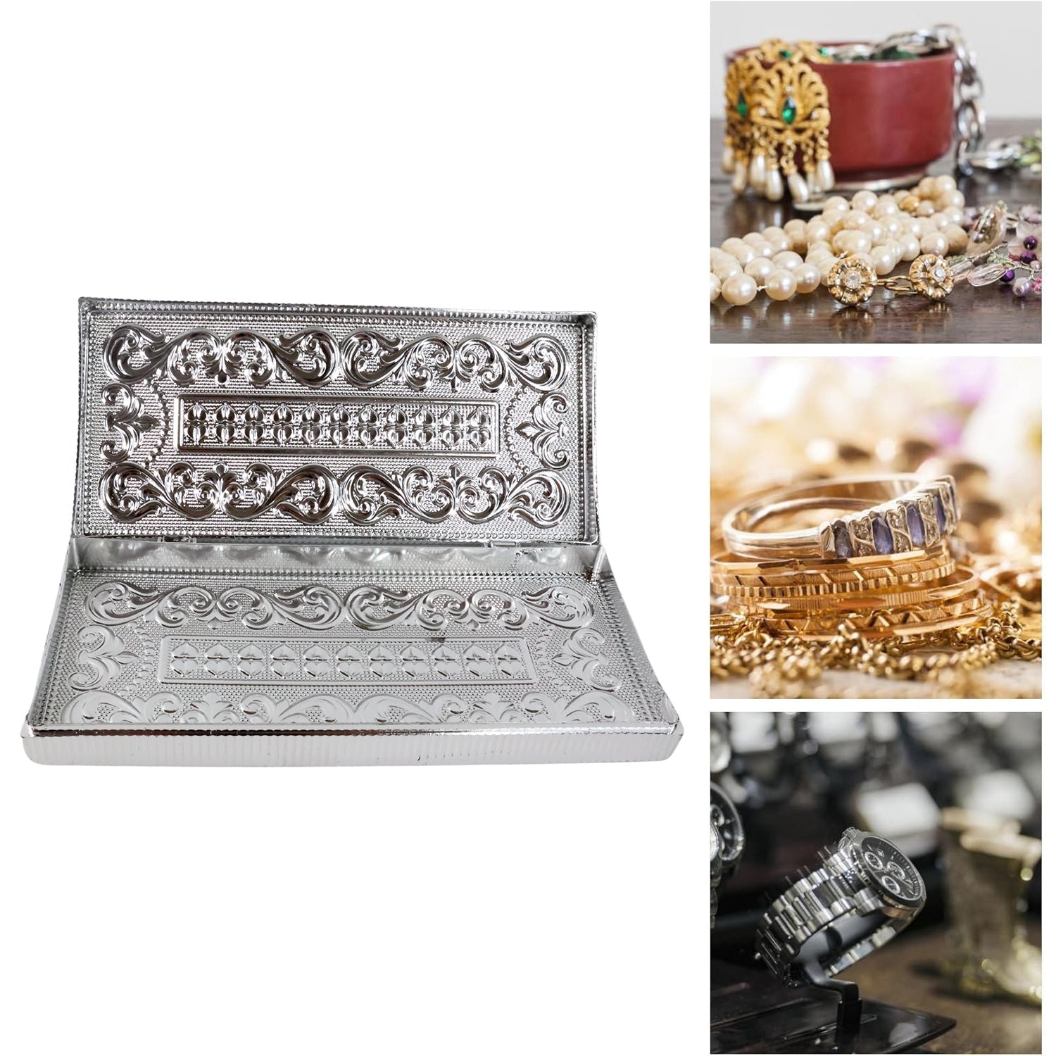 Multipurpose Rectangular Shaped Decorative Designer Gifting Cash Box  (1 Pc / 20×9 Cm)