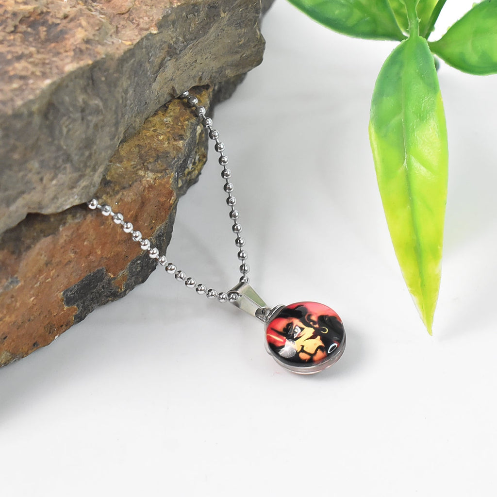 Hanuman And Om Front And Back Sided Pendent Chain