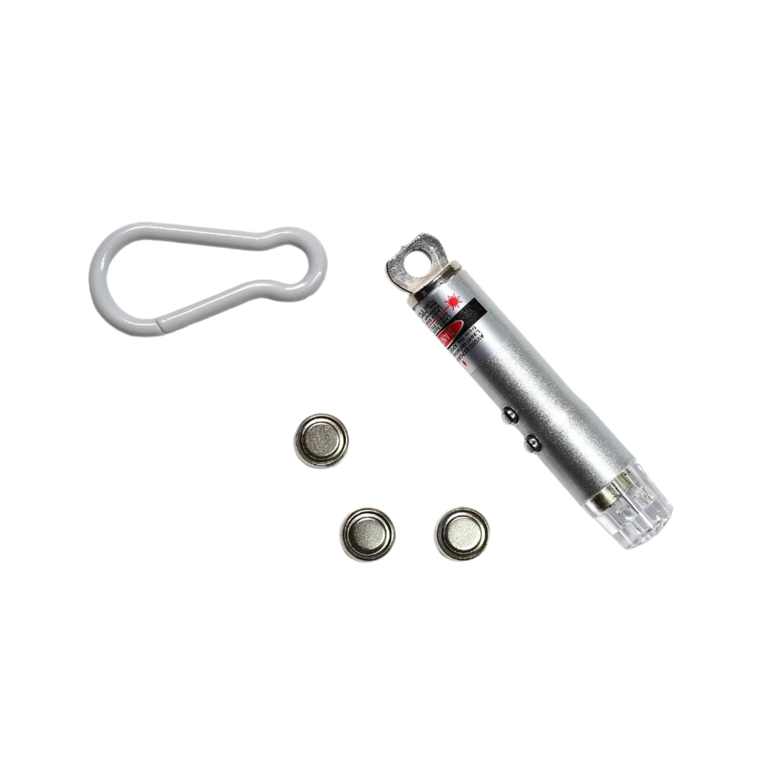 3 in1 Laser Light, LED Flashlight + Torch Keychain + Laser Pointer