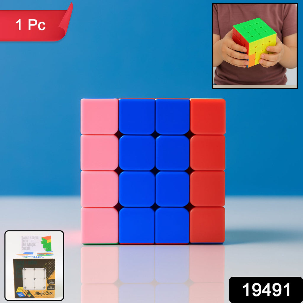 4x4 Magic Speed Cube Puzzle for Kids & Adults (1 Pc)