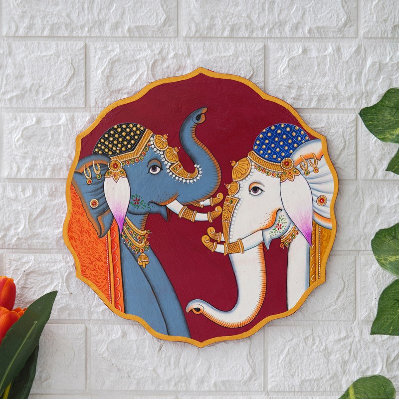 Auspicious Elephants: In Indian culture, elephants are symbols of good luck and prosperity.