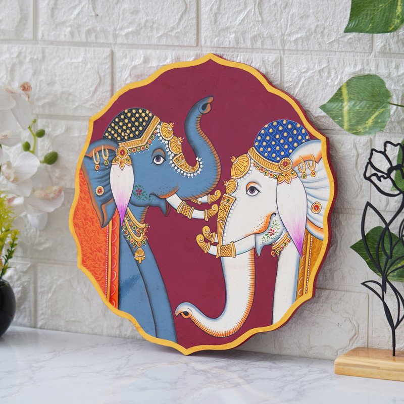 Auspicious Elephants: In Indian culture, elephants are symbols of good luck and prosperity.