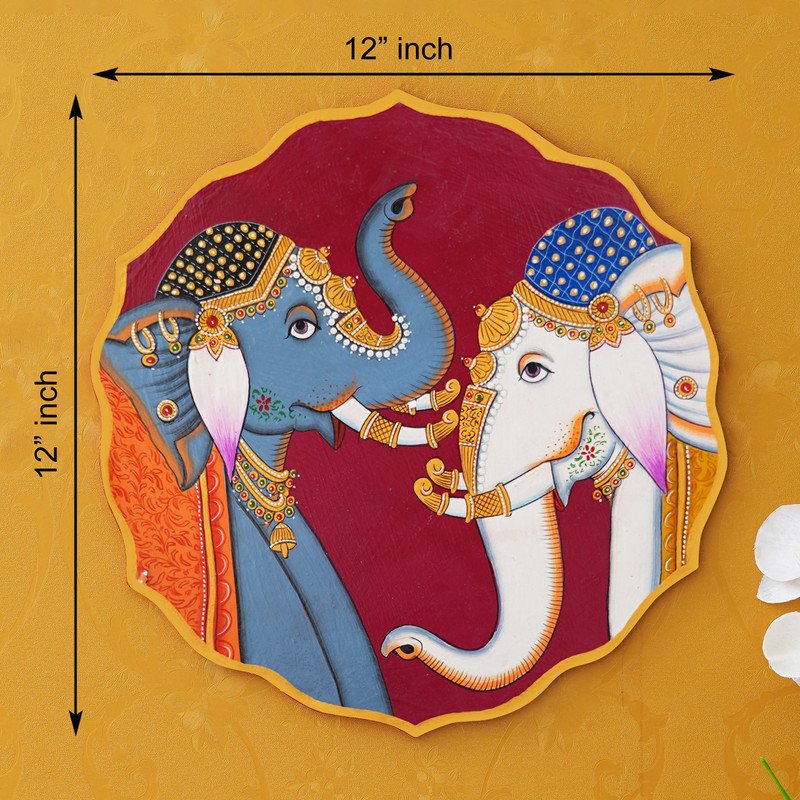 Auspicious Elephants: In Indian culture, elephants are symbols of good luck and prosperity.
