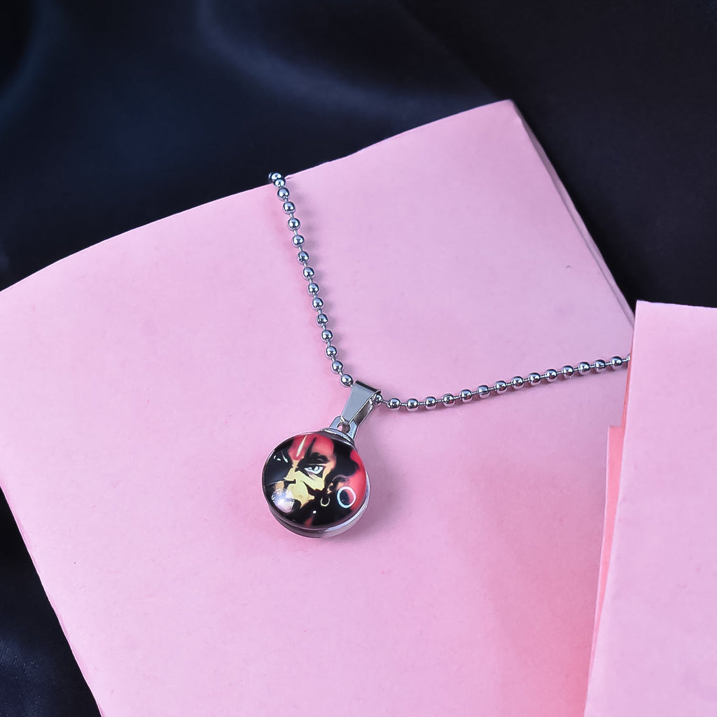 Hanuman And Om Front And Back Sided Pendent Chain