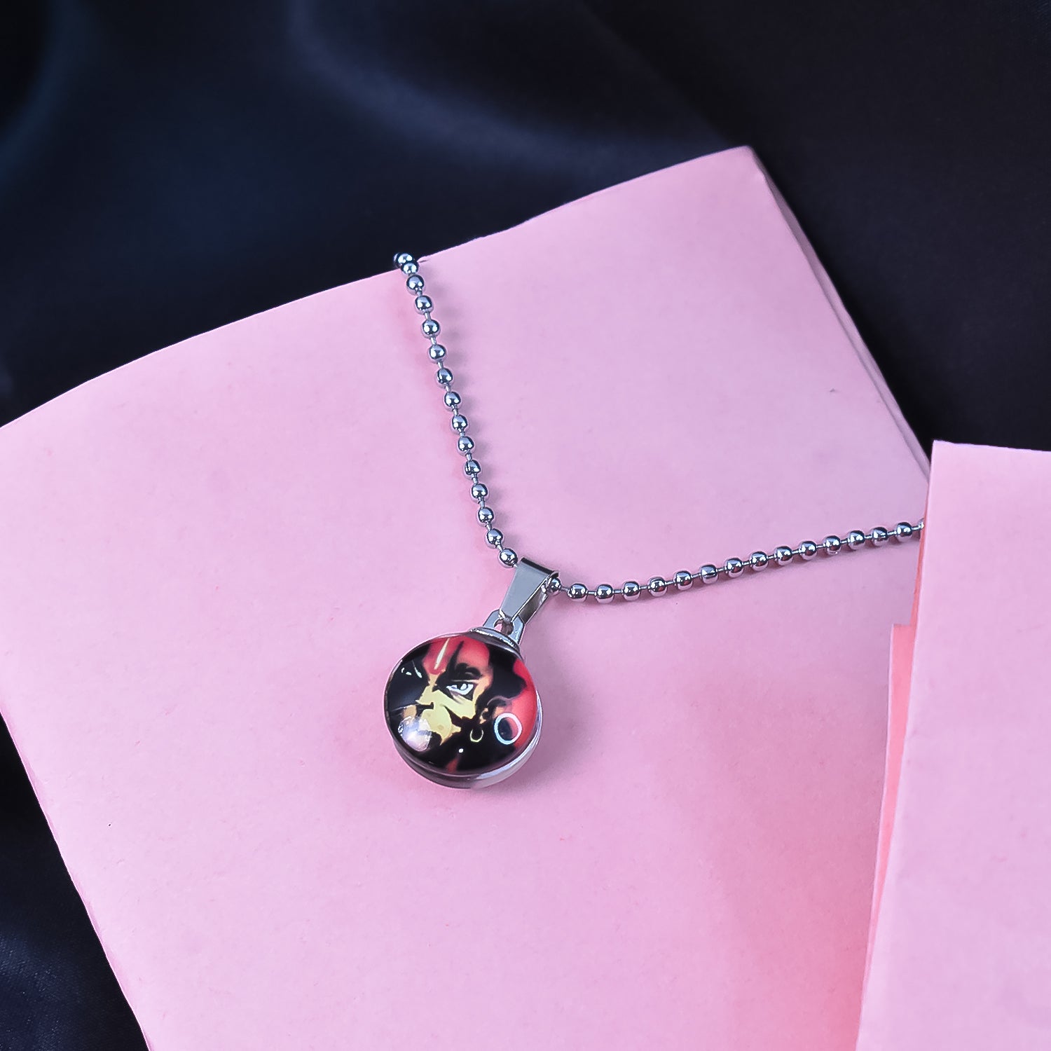 Hanuman And Om Front And Back Sided Pendent Chain