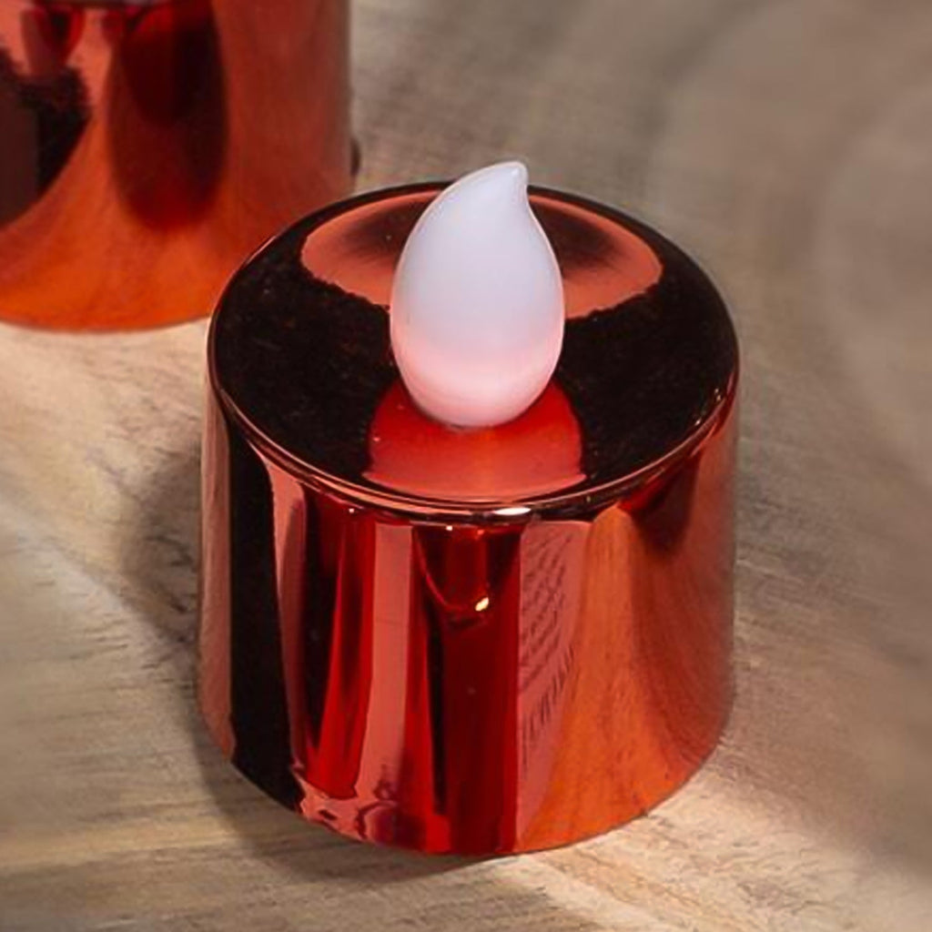 Electrical Candles Diya LED Tea Light, Diwali (6 Pcs Set)