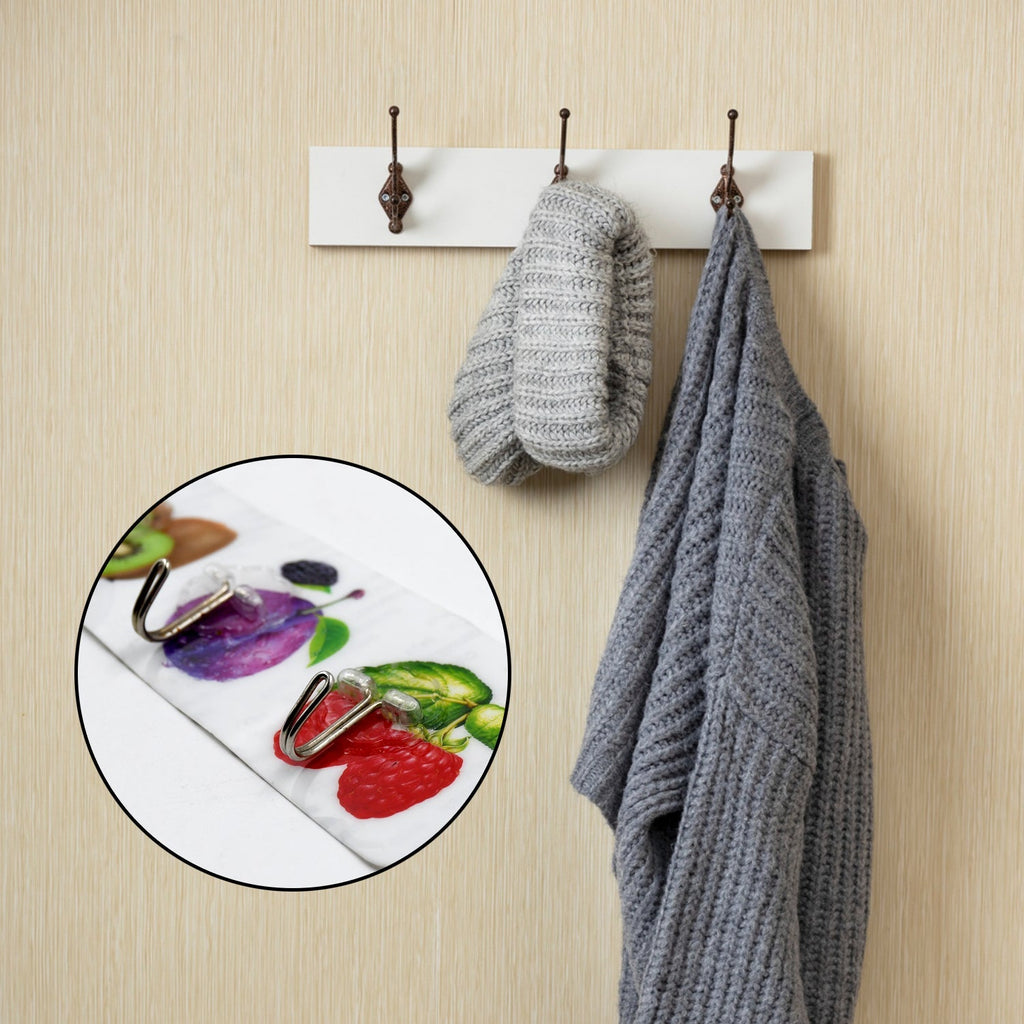 Transparent Adhesive Wall Hook – Premium, Strong & Multiuse ( 6pc )