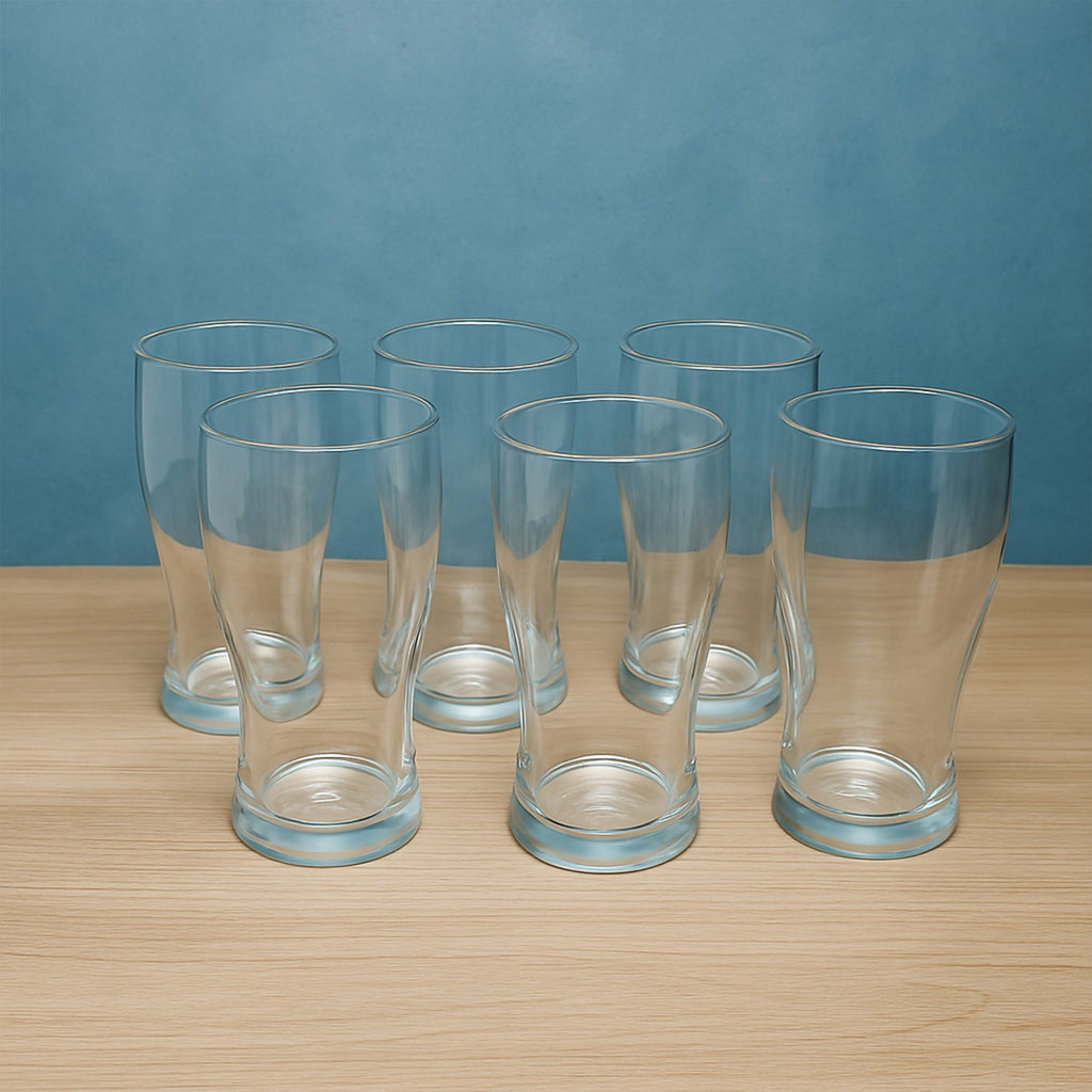 Apex Vista Unbreakable Pitcher Glass Set – 350 ML (Approx) | 6-Piece