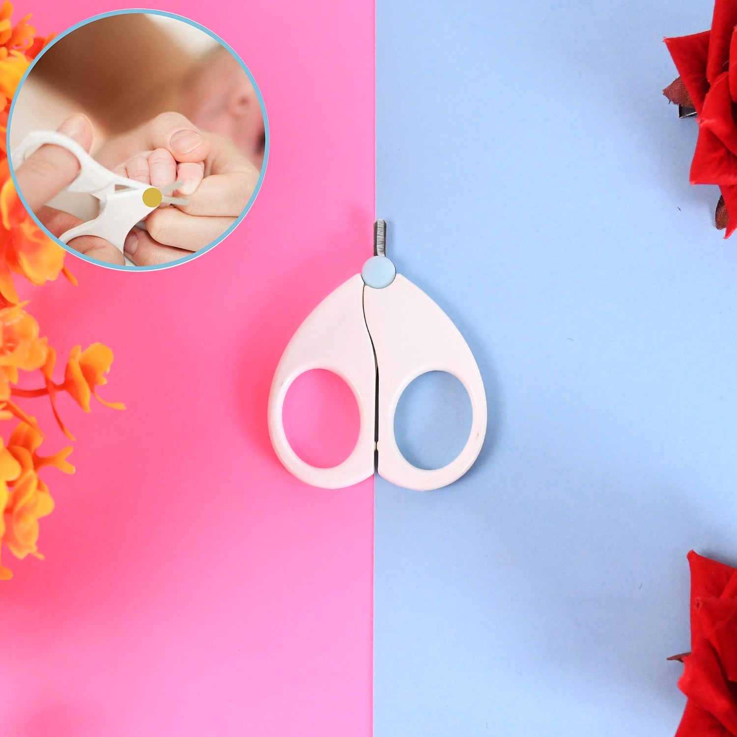 Baby Safety Nail Cutter Scissors for Safe Nail Clipping (1 Pc)