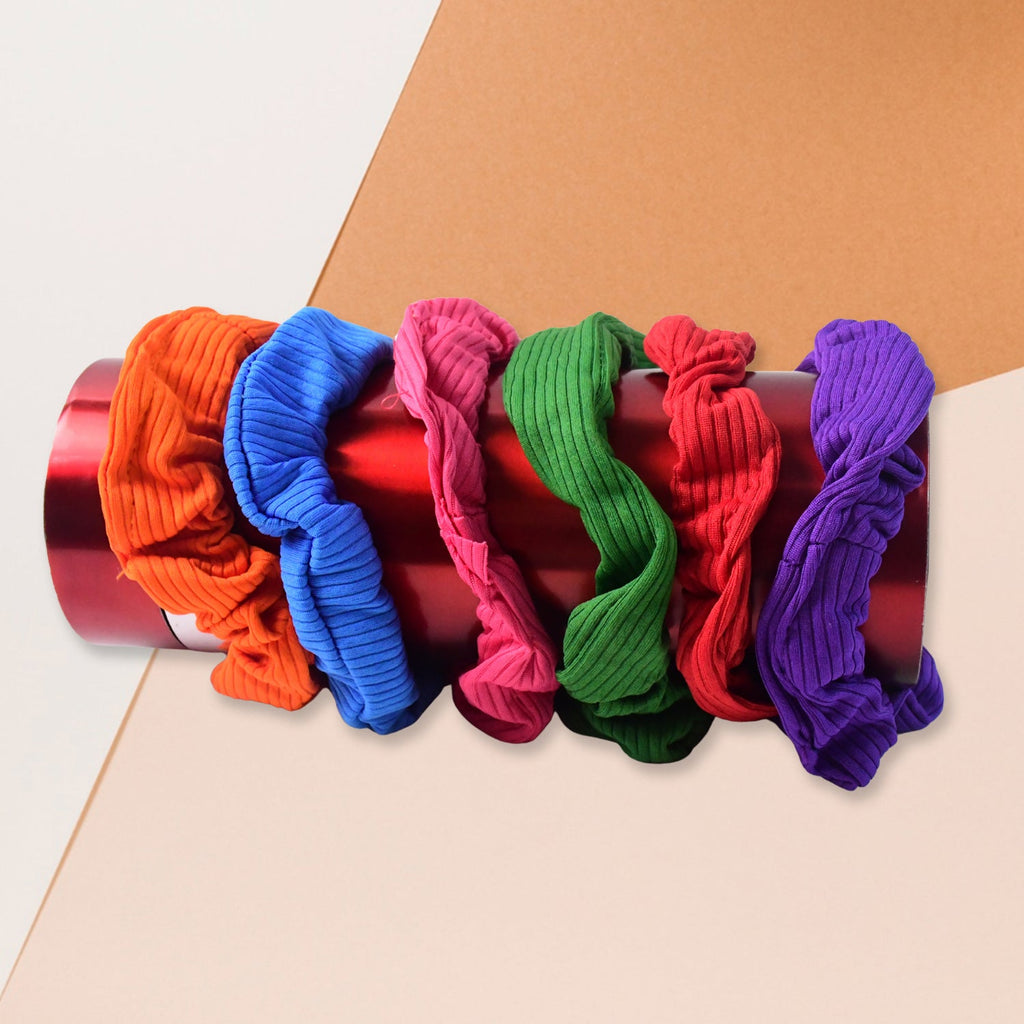 Set of 12 Premium Elastic Hair band Stylish Hair Accessories