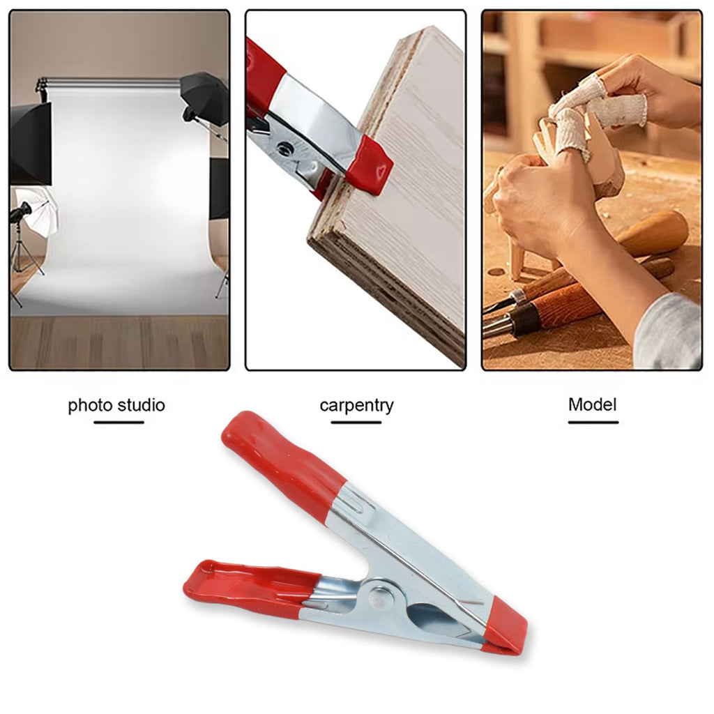 Metal Spring Clamps, Heavy Duty Spring Metal Clips Clamp  (5 Pcs Set)