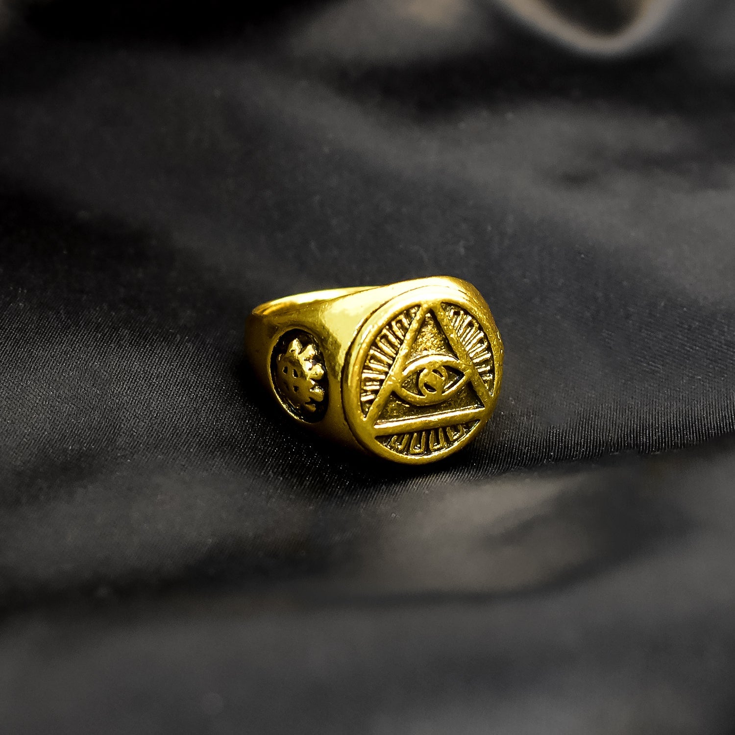 Men's Masonic Eye Ring – Stainless Steel Punk Hip Hop Style