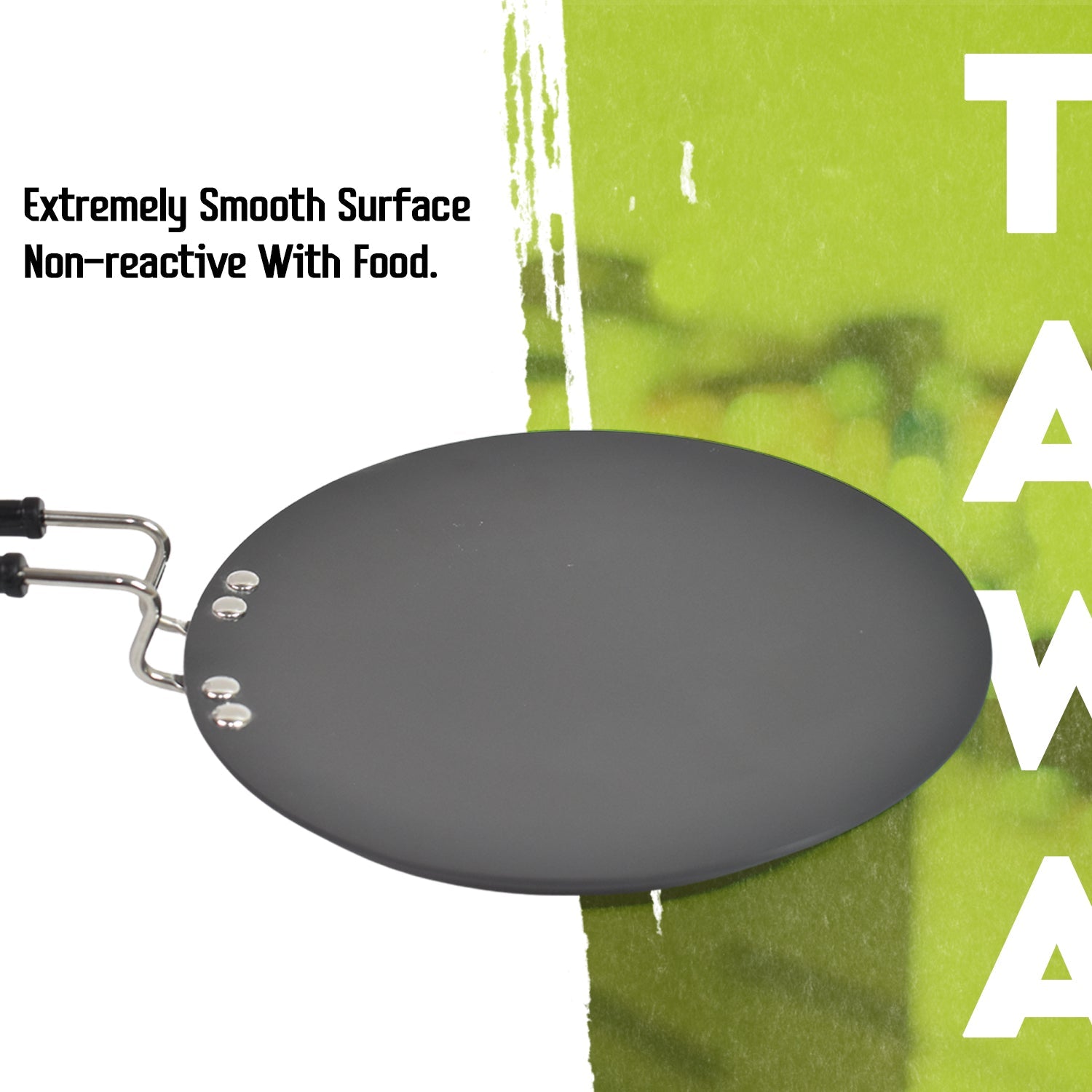 Multi Purpose Aluminium Rays Roti Tawa (10 Inch / 3 MM / 1-Year warranty,  ISI Number :- 2347, BIS Number :- CM/L -7600164310