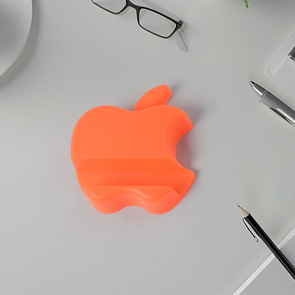 Customized / Personalized Apple-Shaped Plastic Mobile Phone Holder (1 pc & mix color)